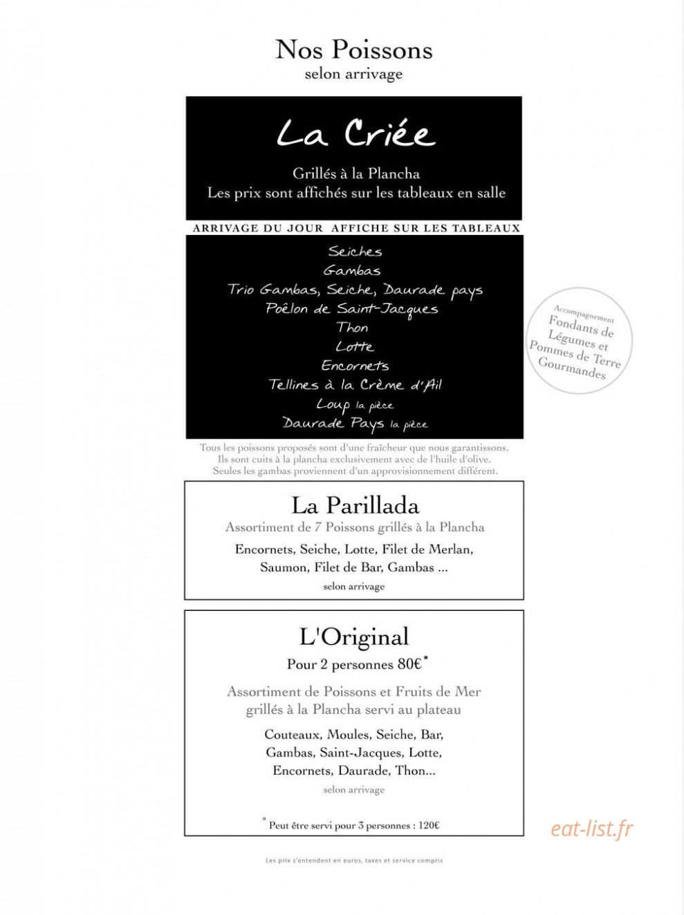 Le Petit Lezard — carte page 4