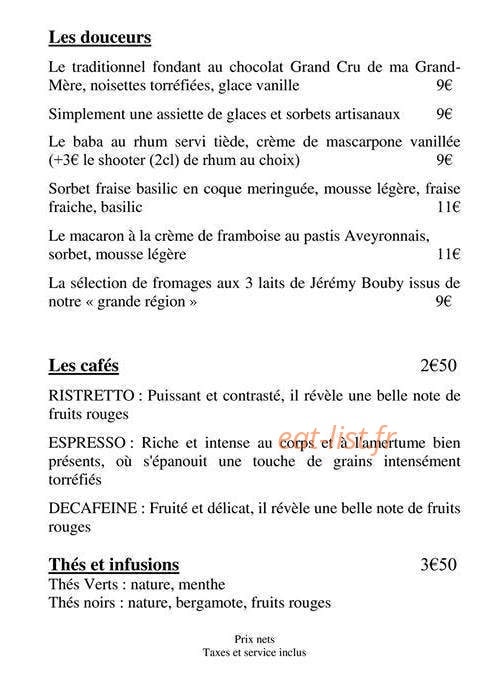 Le Saint Georges — carte page 3