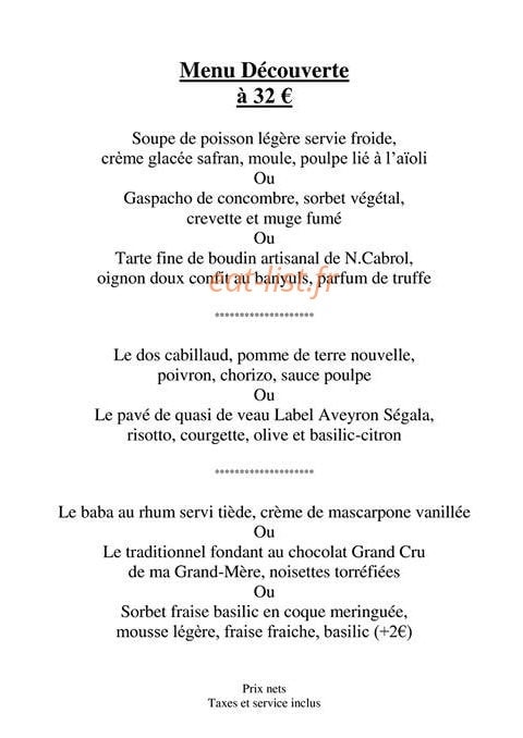 Le Saint Georges — carte page 4
