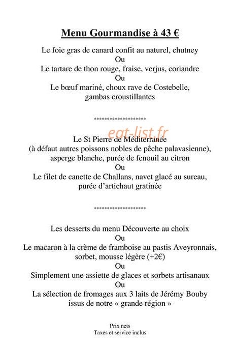 Le Saint Georges — carte page 5