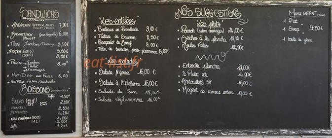 Le Sun — carte page 1