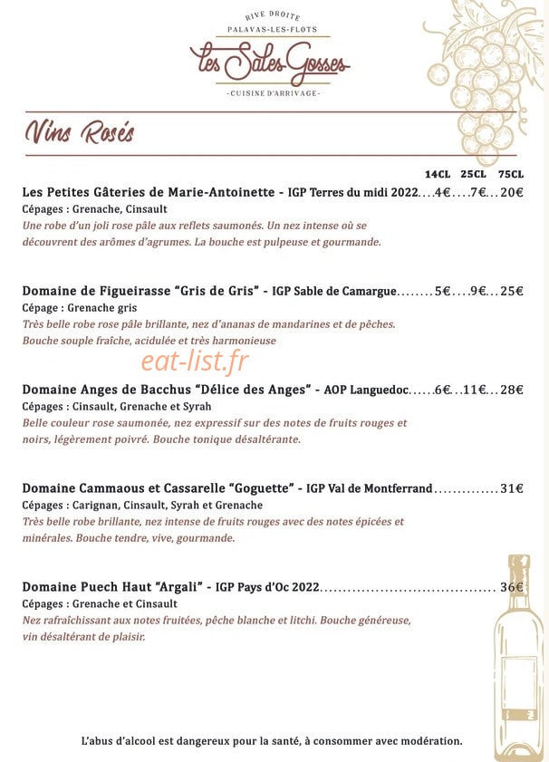 Les Sales Gosses — carte page 5
