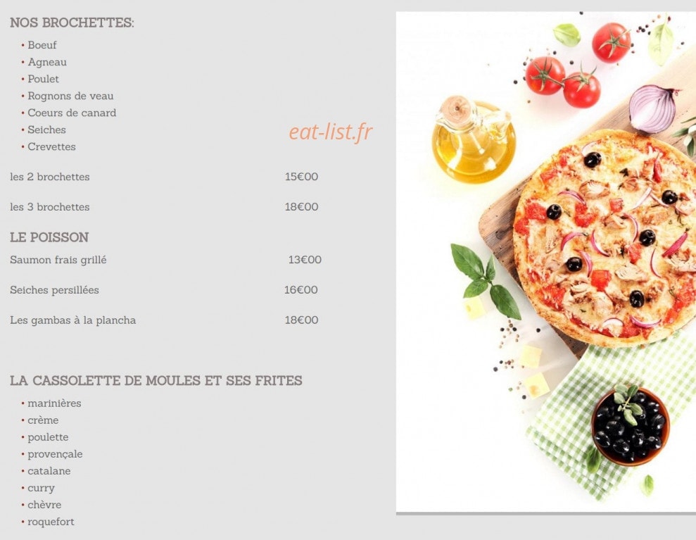 Les Saveurs De Mag Et Christian — carte page 3
