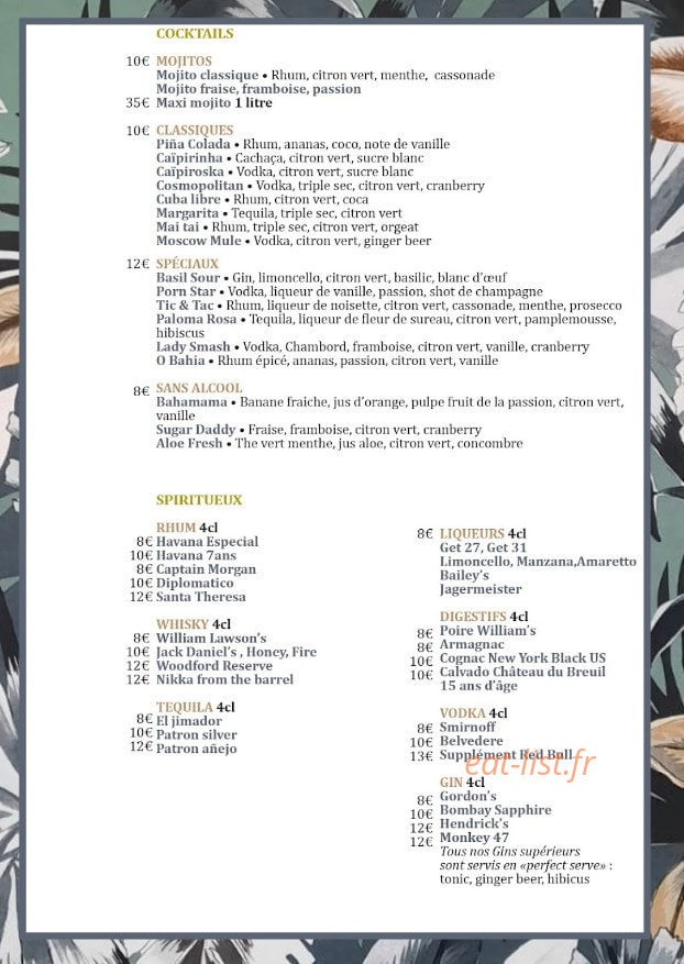Mimosa flow — carte page 6