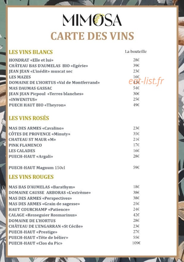 Mimosa flow — carte page 3