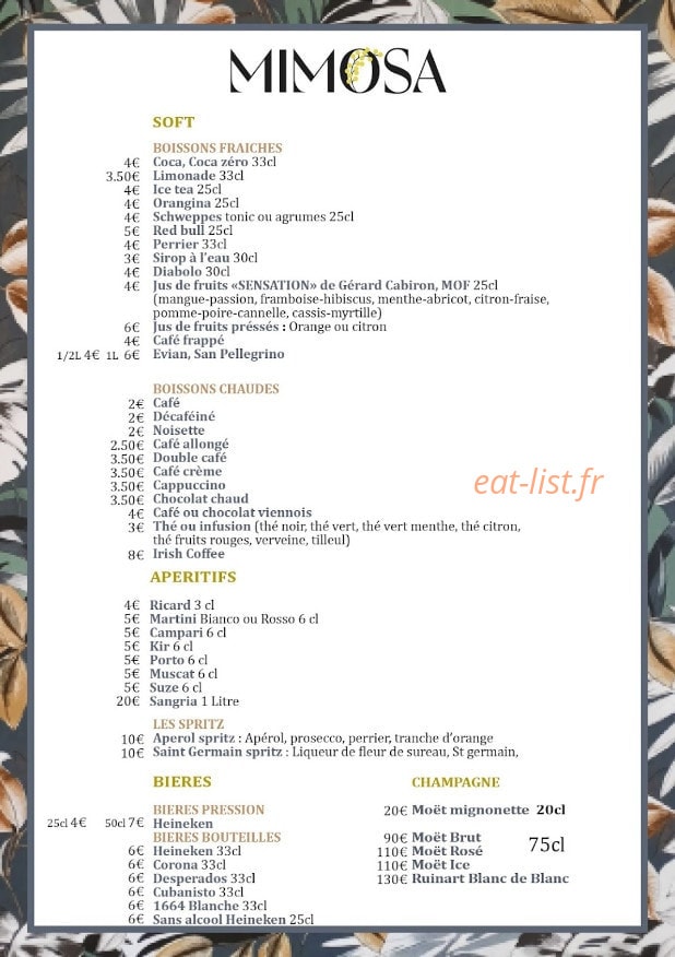Mimosa flow — carte page 5