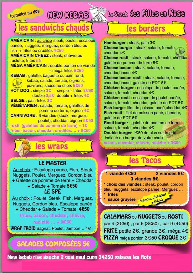 New kebab — carte page 3
