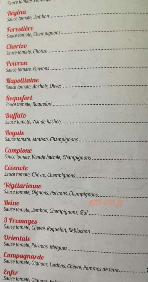 Chez Valou — carte page 3