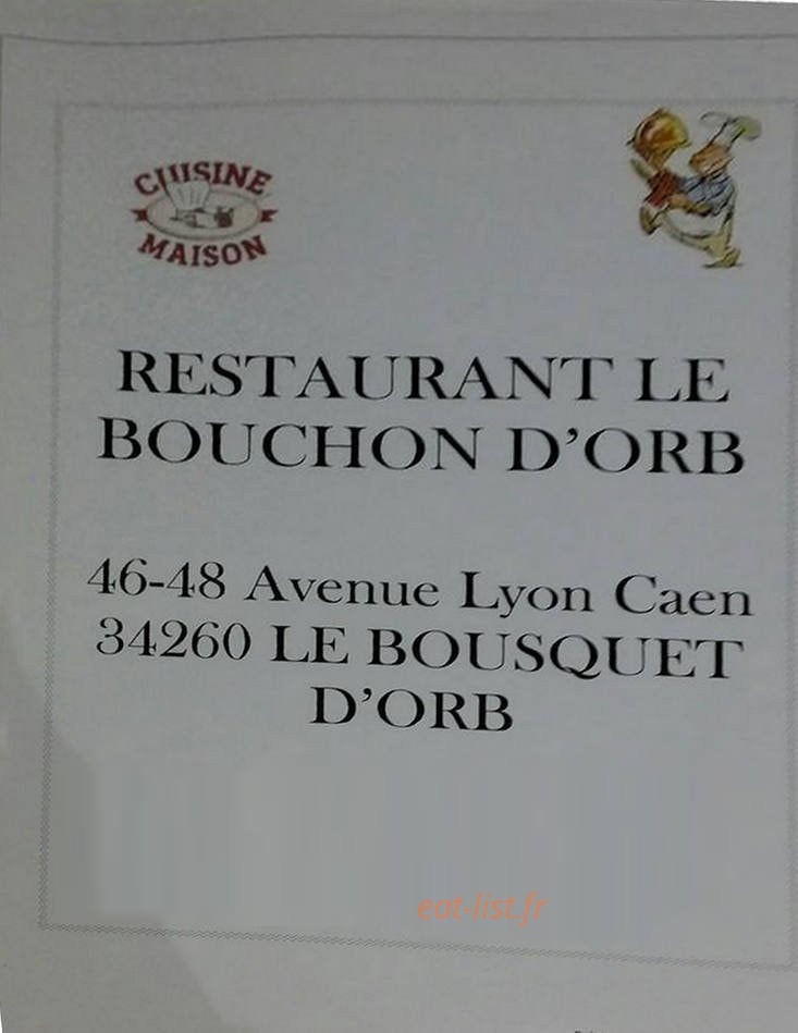 Le Bouchon d'Orb — carte page 1