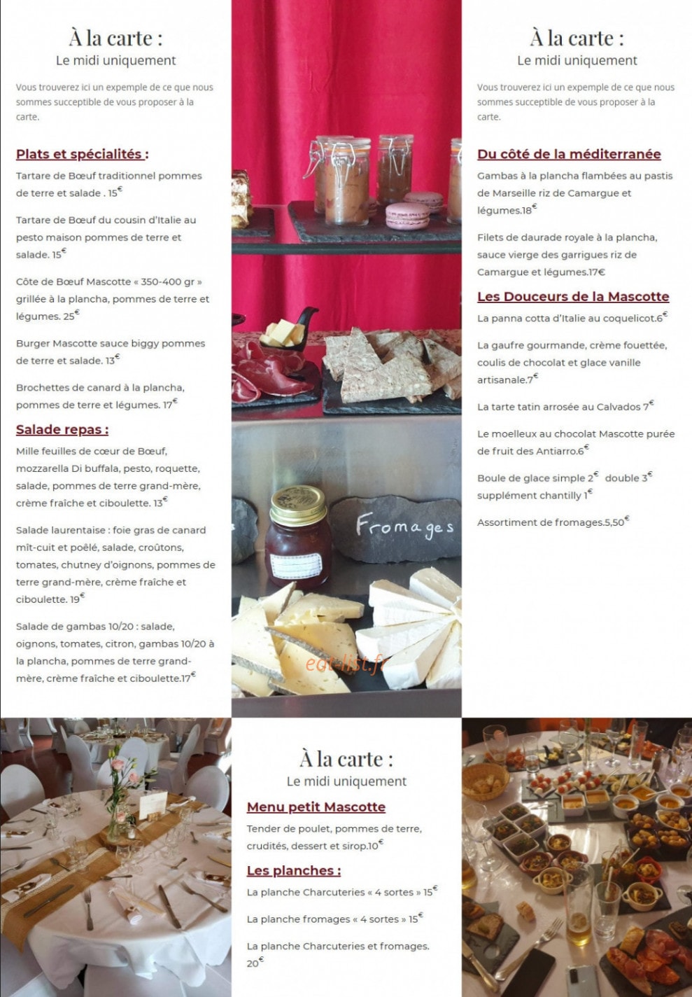 Pavillon by Mascotte — carte page 5
