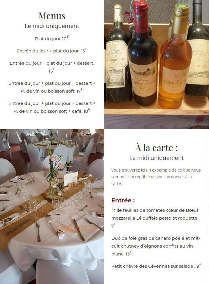 Pavillon by Mascotte — carte page 4