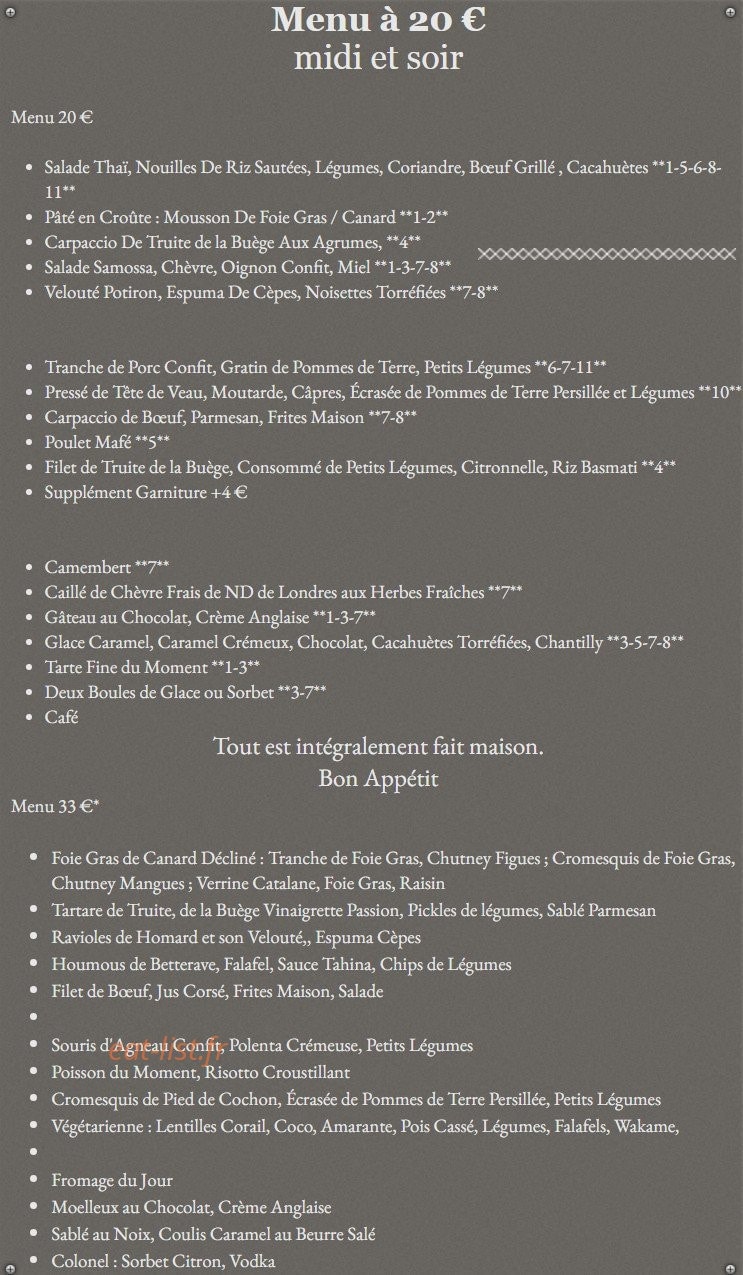 Cotecour — carte page 1