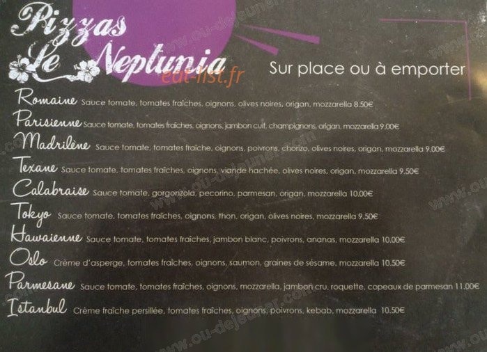 Le Neptunia — carte page 1