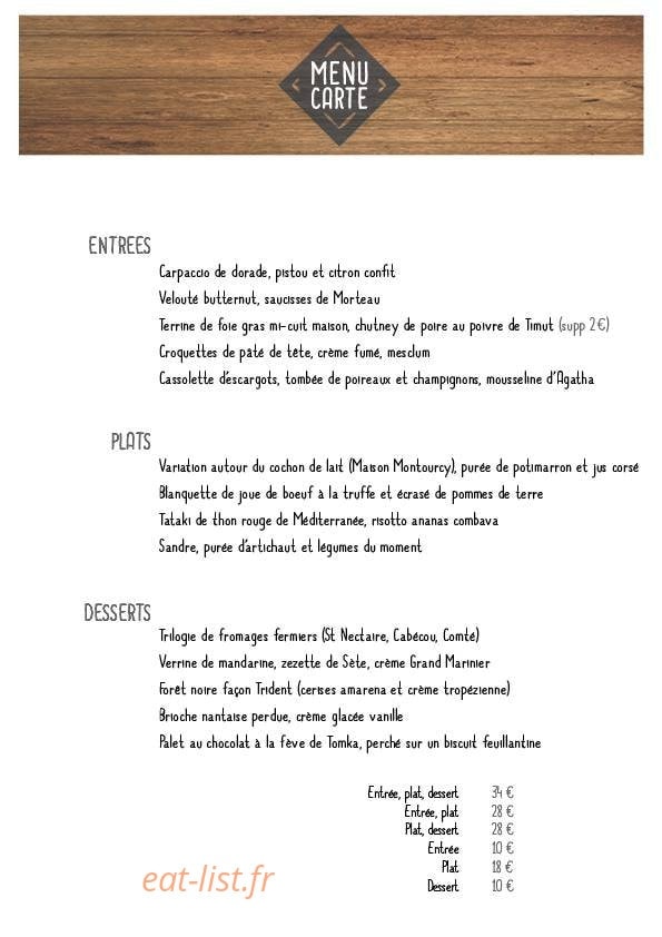 Le Trident — carte page 1