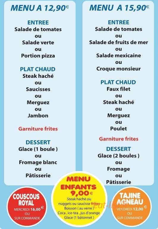 A la Mer A la Mer — carte page 4