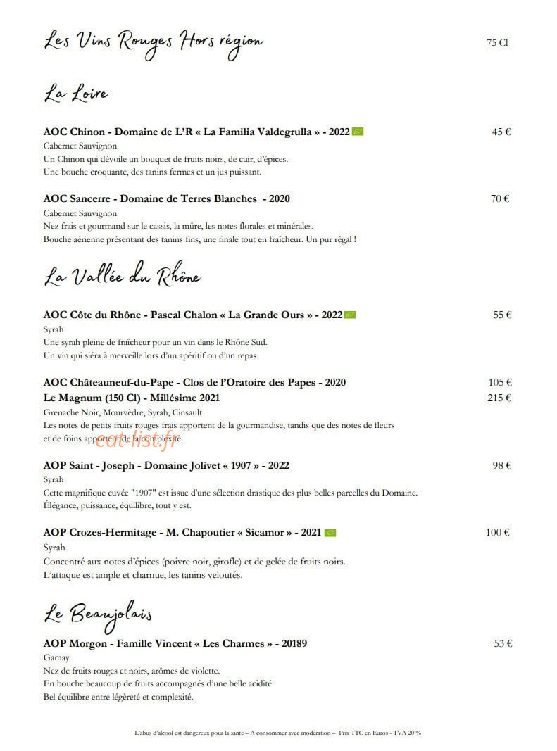 L'Essentiel — carte page 19