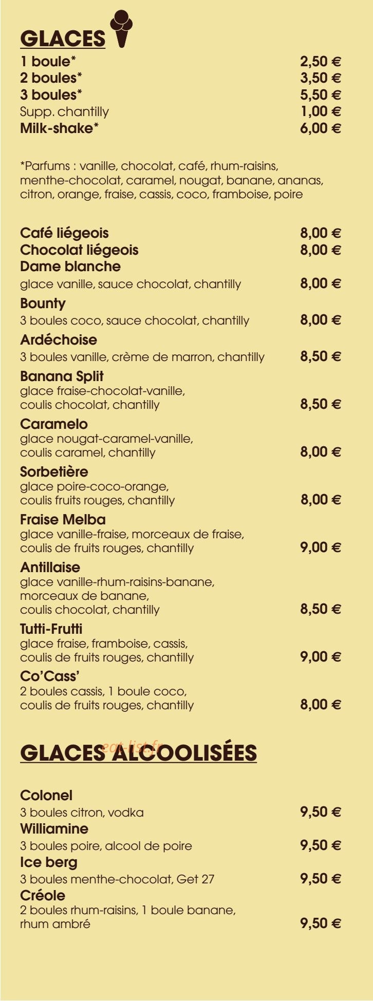 La Bourrique — carte page 4