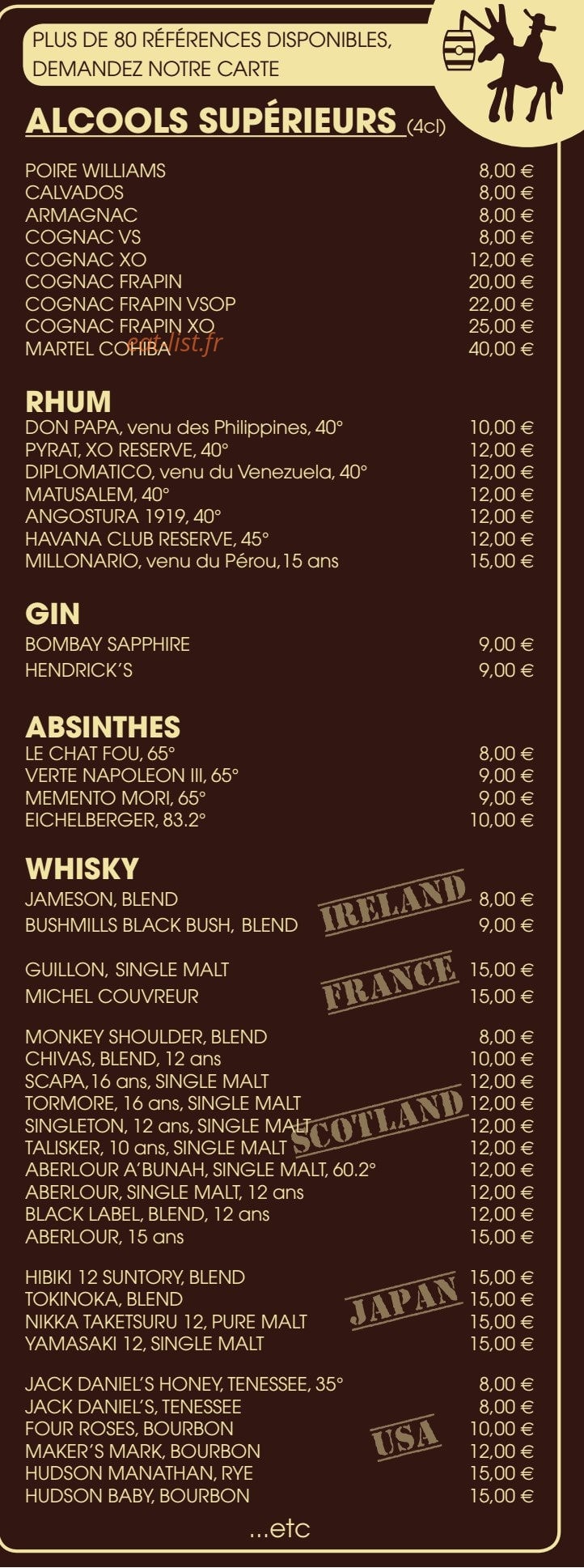 La Bourrique — carte page 5