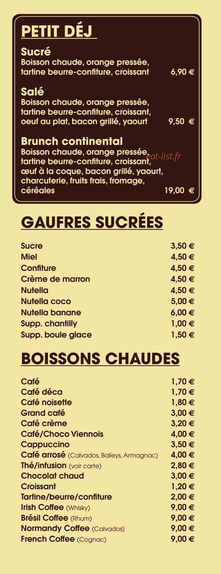 La Bourrique — carte page 2