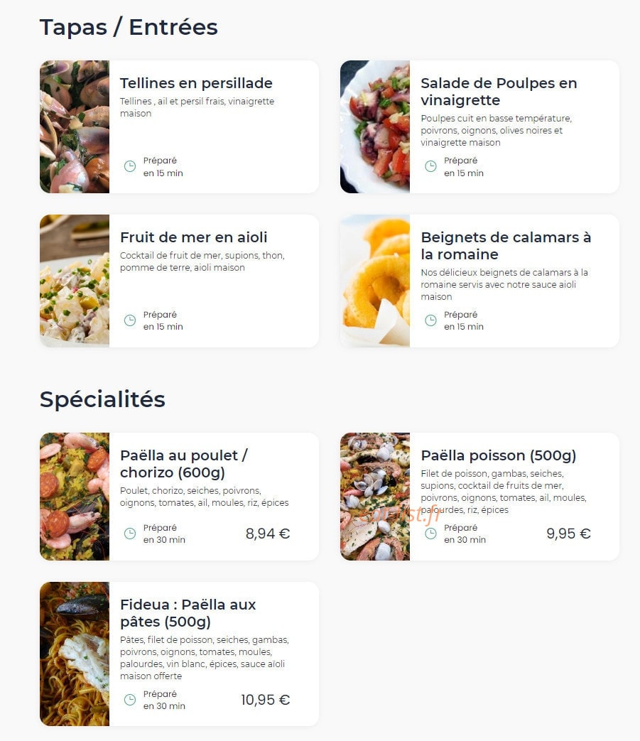 La Broche d'Or — carte page 1