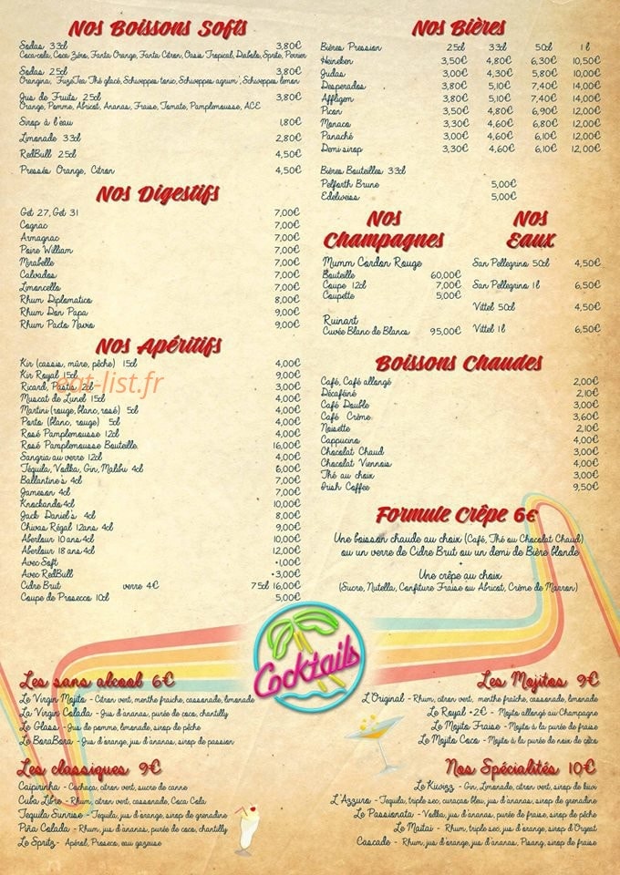 La Suite — carte page 2