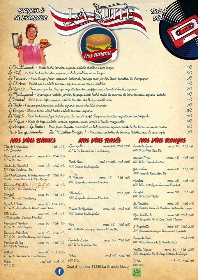 La Suite — carte page 1