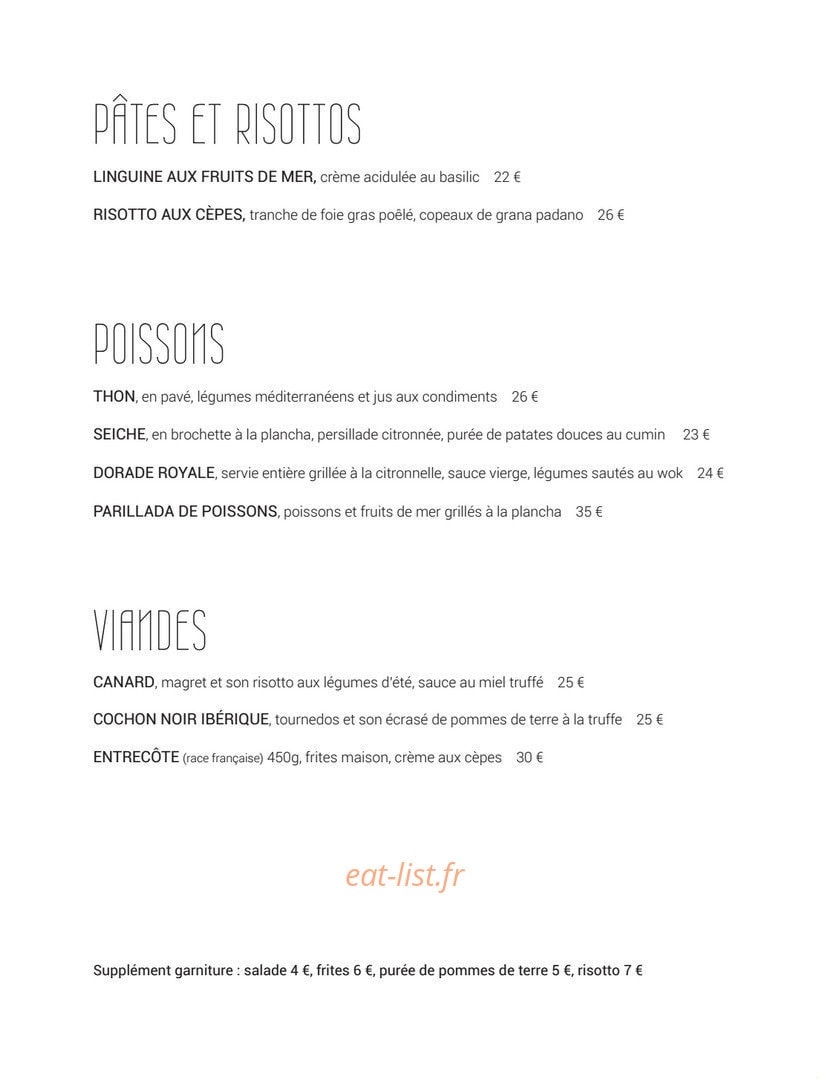 La Voile Bleue — carte page 5