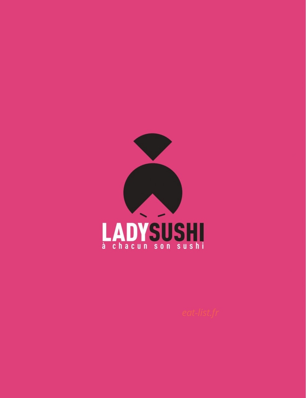 Lady Sushi — carte page 1