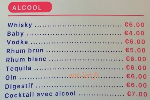 Le Bleu Azur — carte page 4