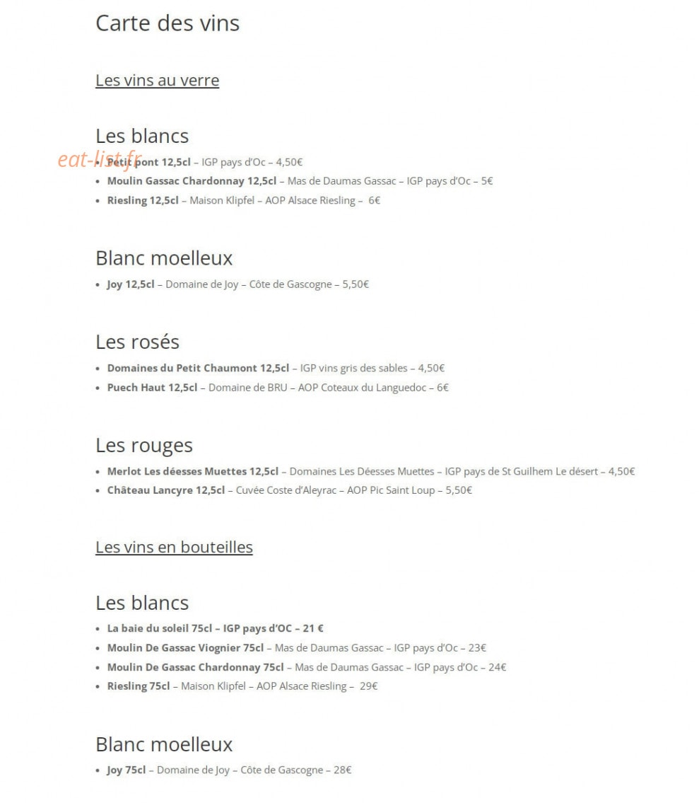 Le Grand Bleu — carte page 6