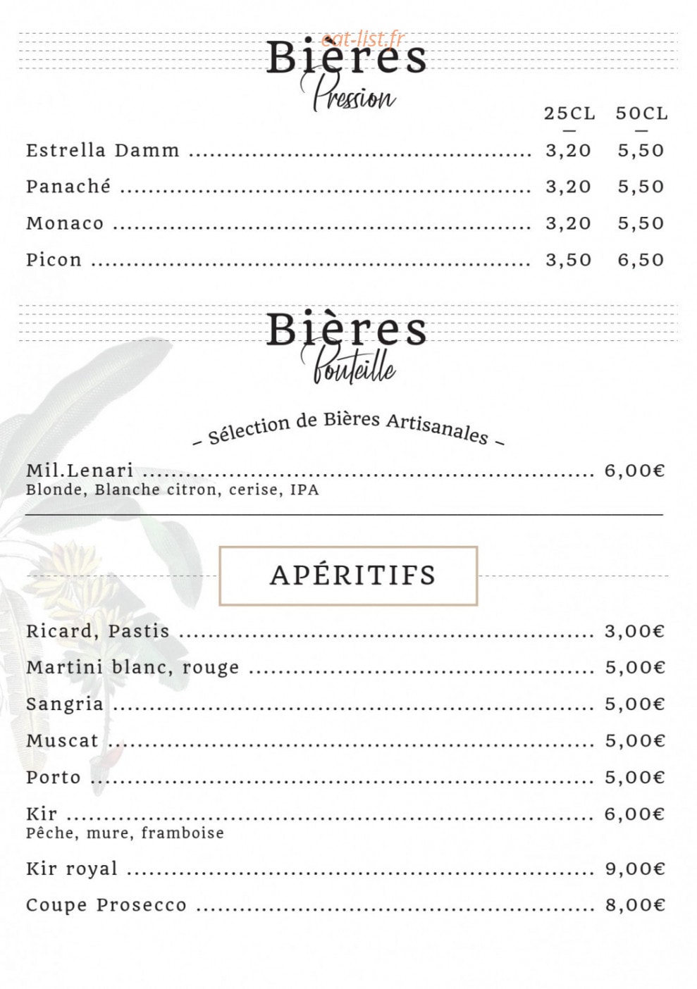Le Marya Rose — carte page 4