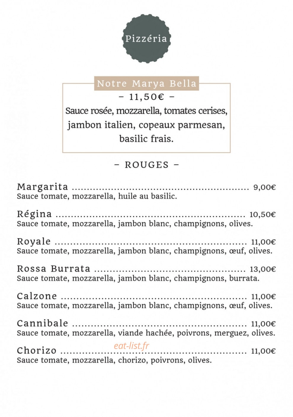 Le Marya Rose — carte page 9