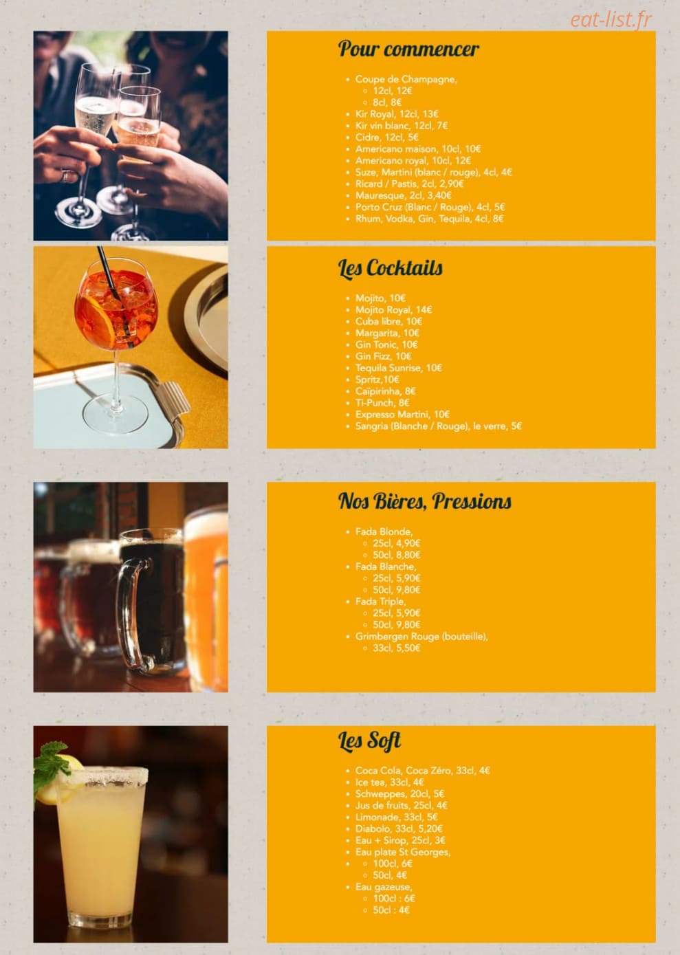 Le Melting Potes — carte page 4