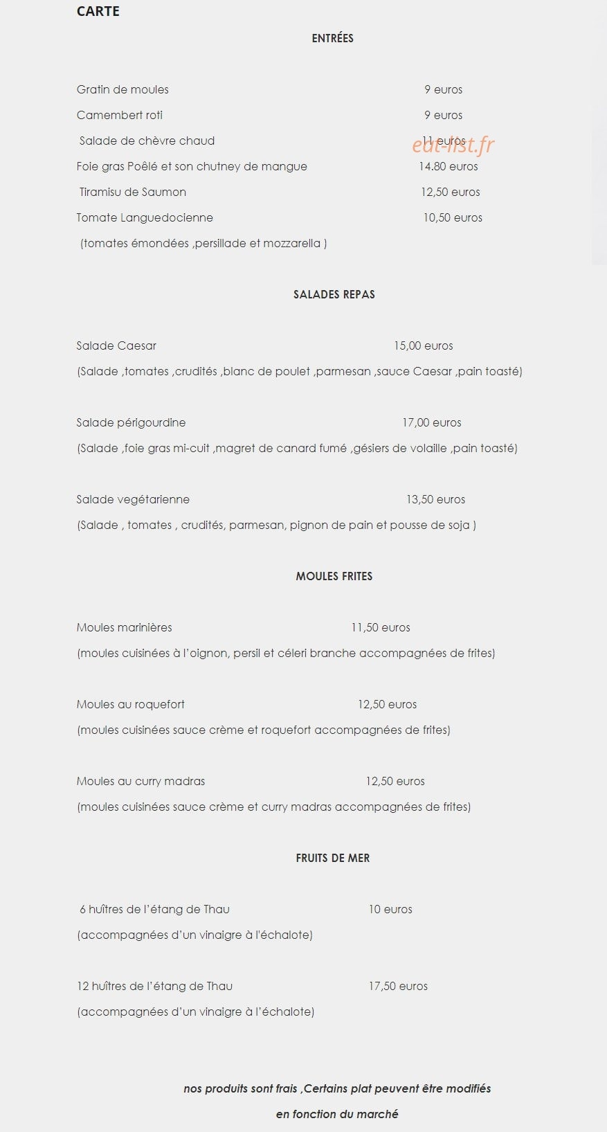 Le Narval — carte page 2