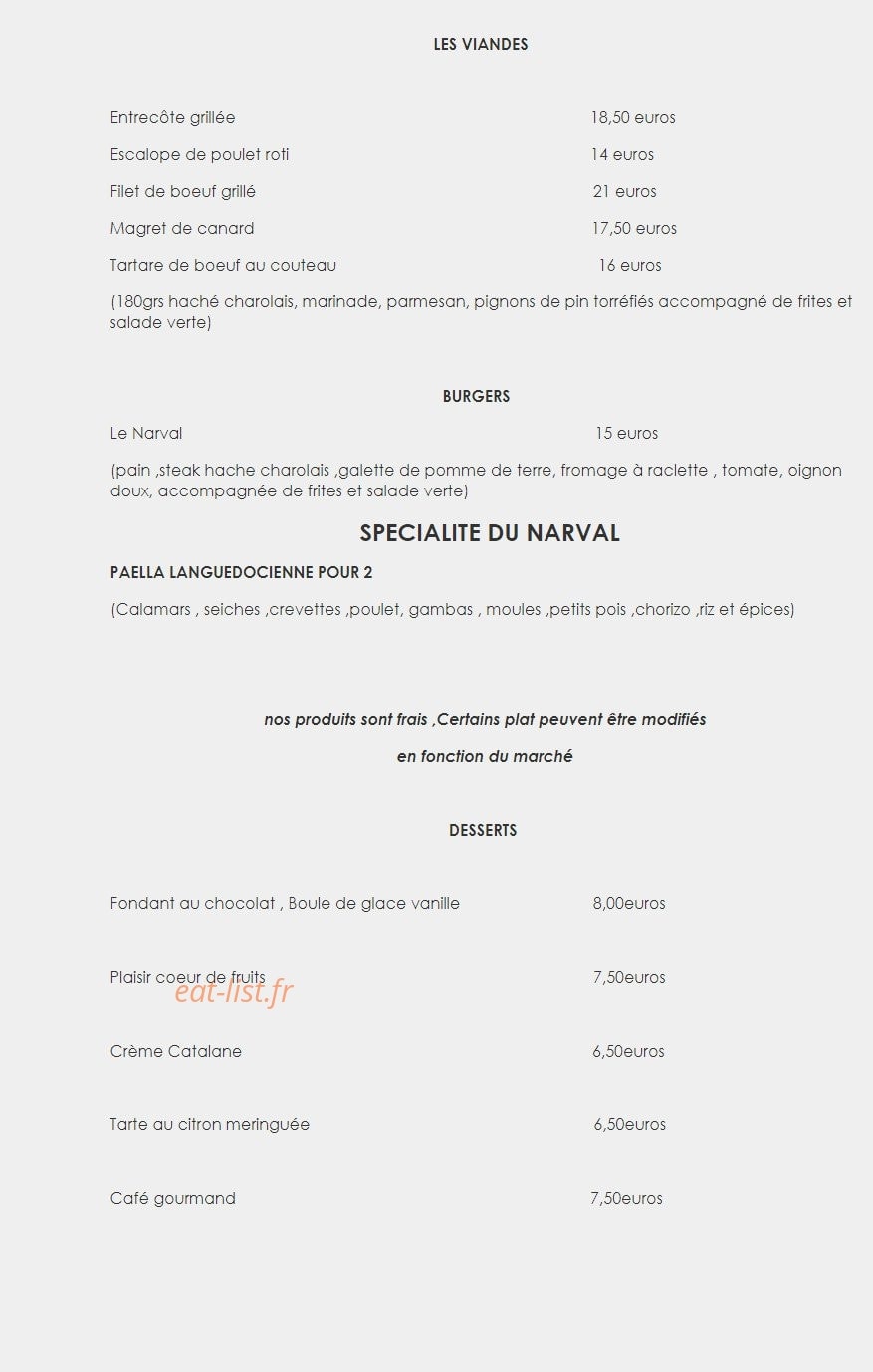 Le Narval — carte page 4