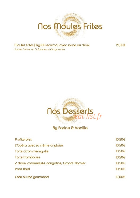 Le Petit Opera — carte page 6
