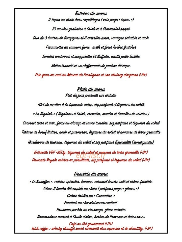 Le Pianissimo — carte page 1