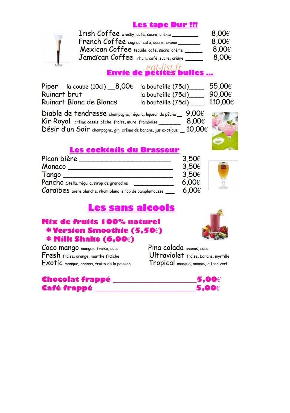 Le Quai — carte page 2