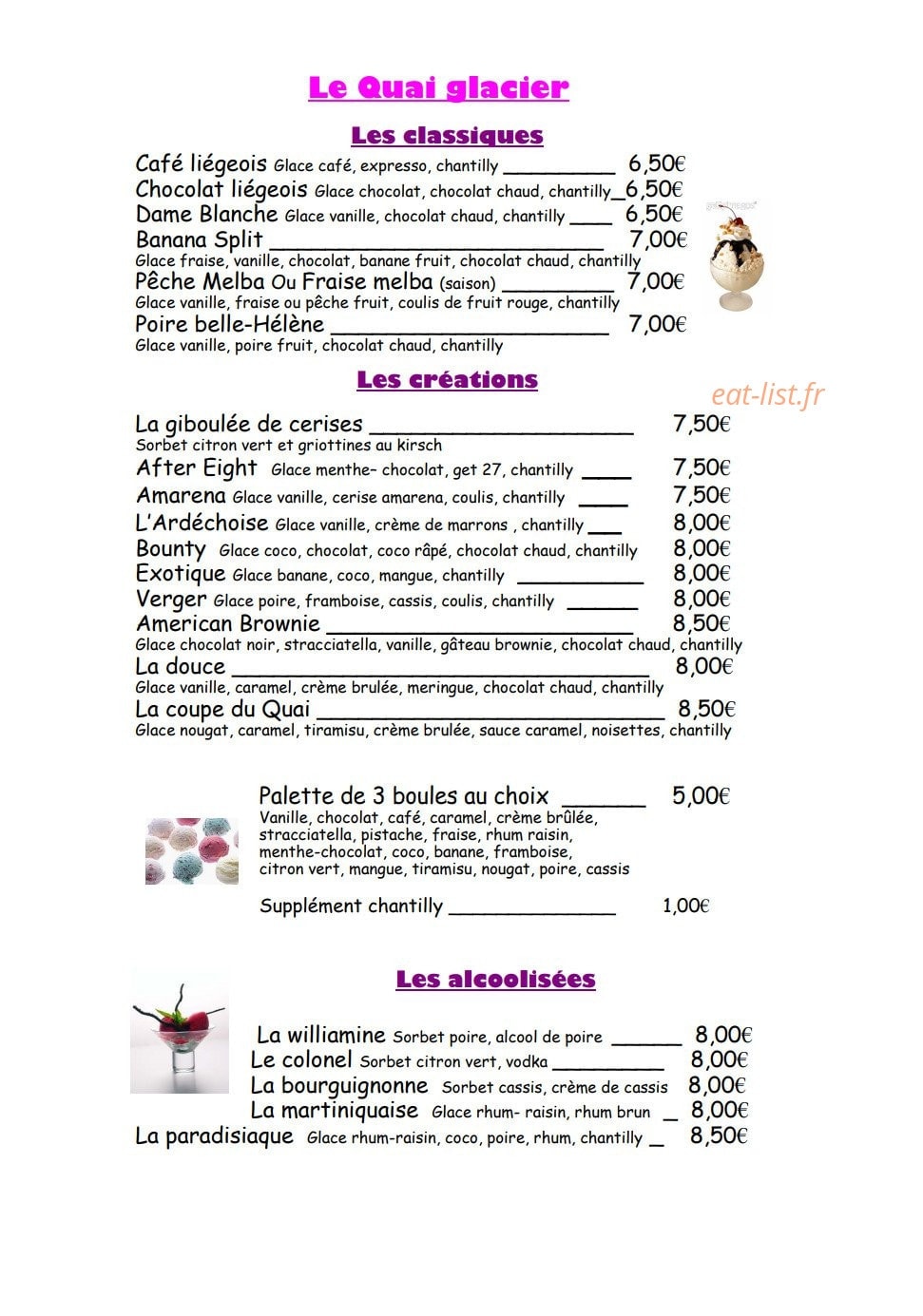 Le Quai — carte page 7