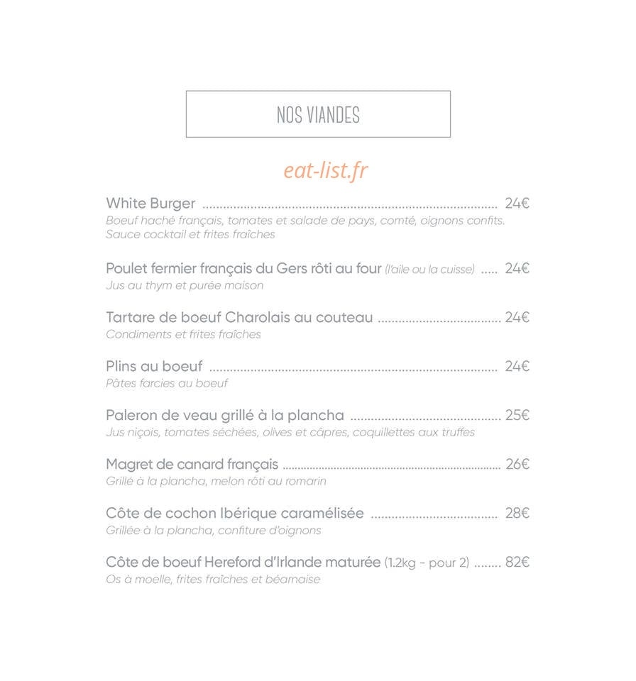 Le White Beach — carte page 13
