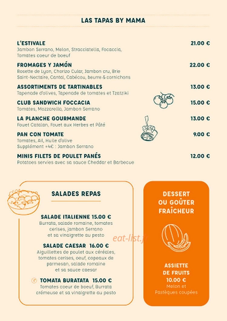 Mama Oko — carte page 2