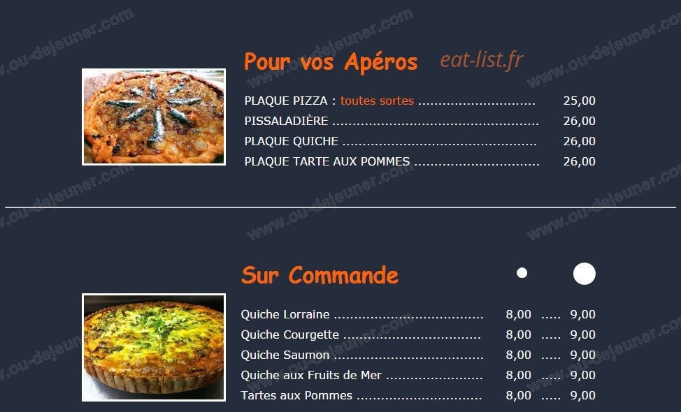 Napoli Pizza — carte page 4