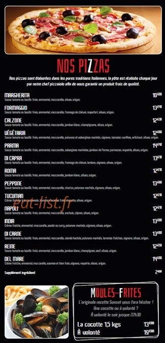 Sunset LGM — carte page 2