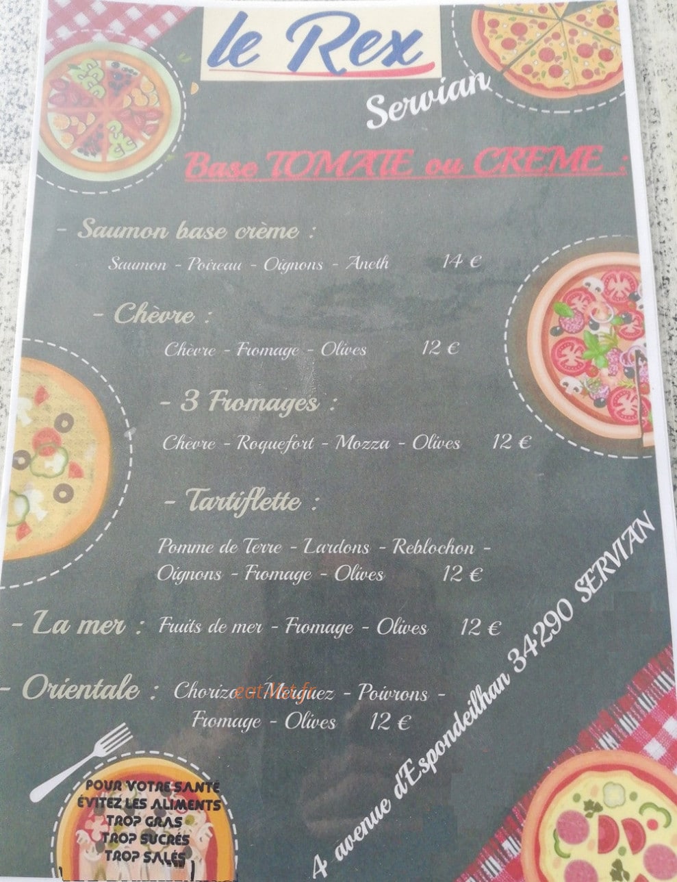 Le Rex — carte page 1