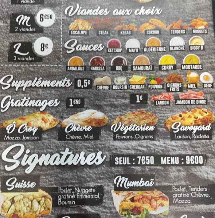 Ô Gratiné — carte page 5