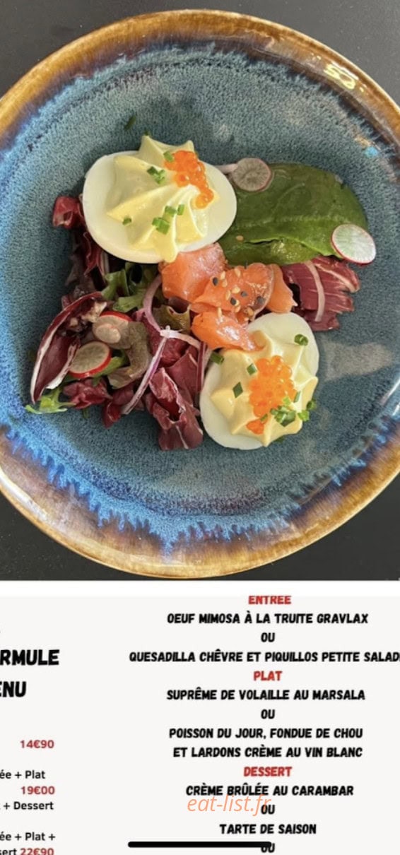 Au Grau Coquillage — carte page 1