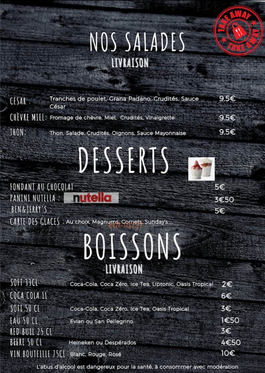 Au Pain Parasol — carte page 4