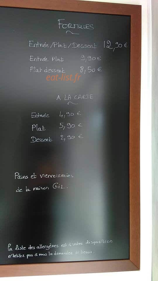 Aux Fourneaux Agathois — carte page 1
