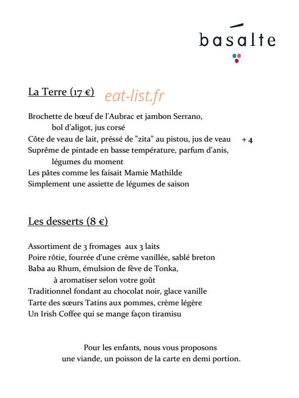 Basalte — carte page 2