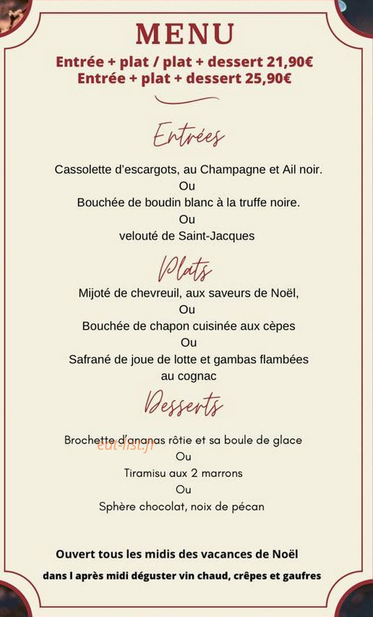 Bella Vita — carte page 1